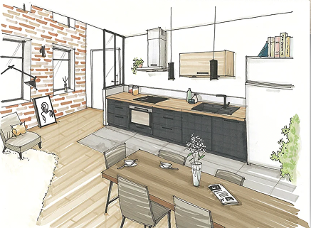 Cuisine modulable - W à la carte