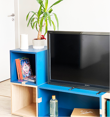 W cases - cube de rangement modulable - W à la carte