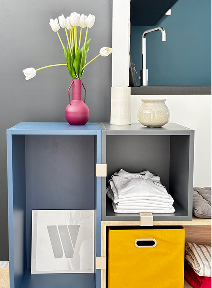 W cases — cube de rangement modulable - W à la carte