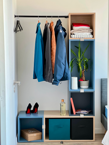 W cases — cube de rangement modulable - W à la carte