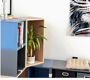 W cases - cube de rangement modulable - W à la carte